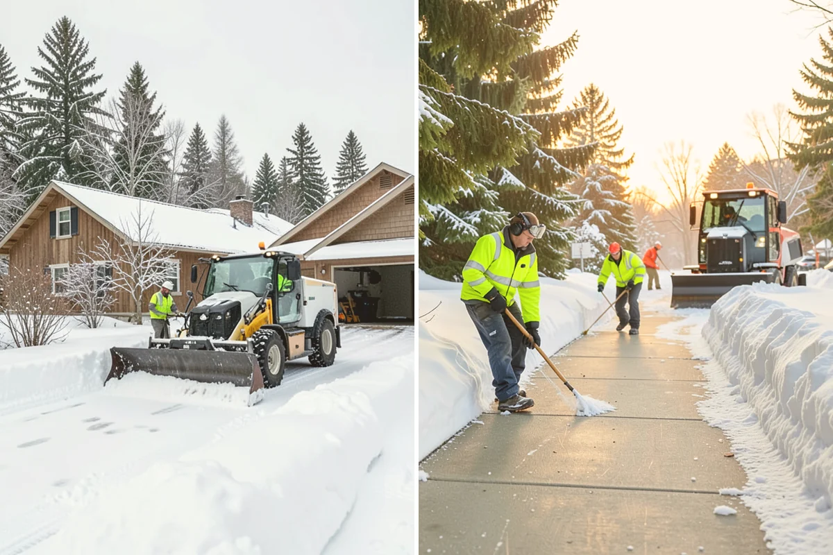 Self-Storage Facility Parking Lot Snow Removal in Sammamish, King County, WA - Map drive aisles, the gate approach, and loading zones