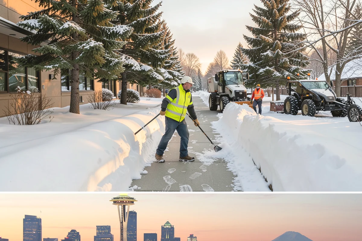Self-Storage Facility Parking Lot Snow Removal in Seattle, King County, WA - Self-storage lots in Western Washington need the most winter service from December through February, when infrequent visits still...