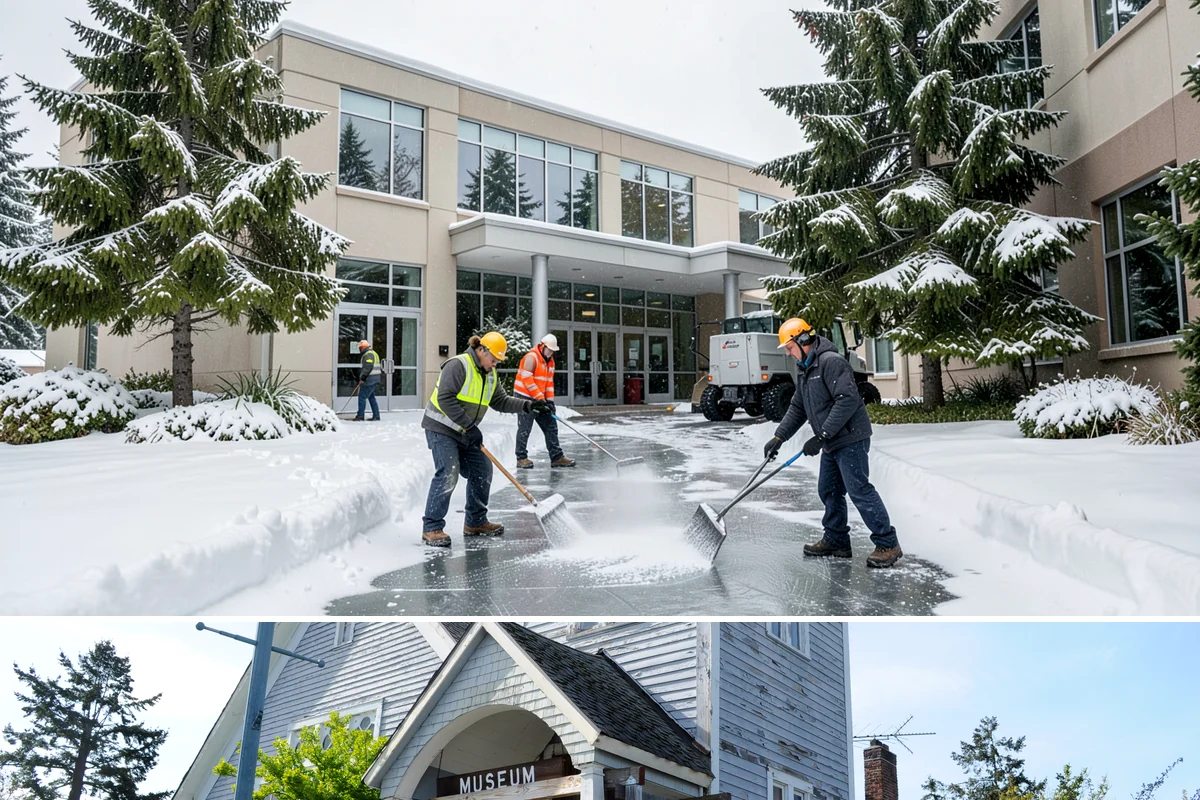 Self-Storage Facility Parking Lot Snow Removal in Steilacoom, Pierce County, WA - Self-storage lots in Western Washington need the most winter service from December through February, when infrequent visits still...
