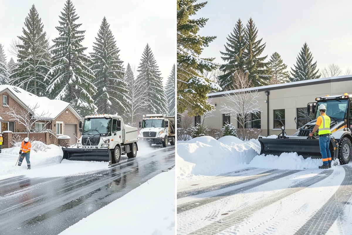Self-Storage Facility Parking Lot Snow Removal in Tukwila, King County, WA - Map drive aisles, the gate approach, and loading zones