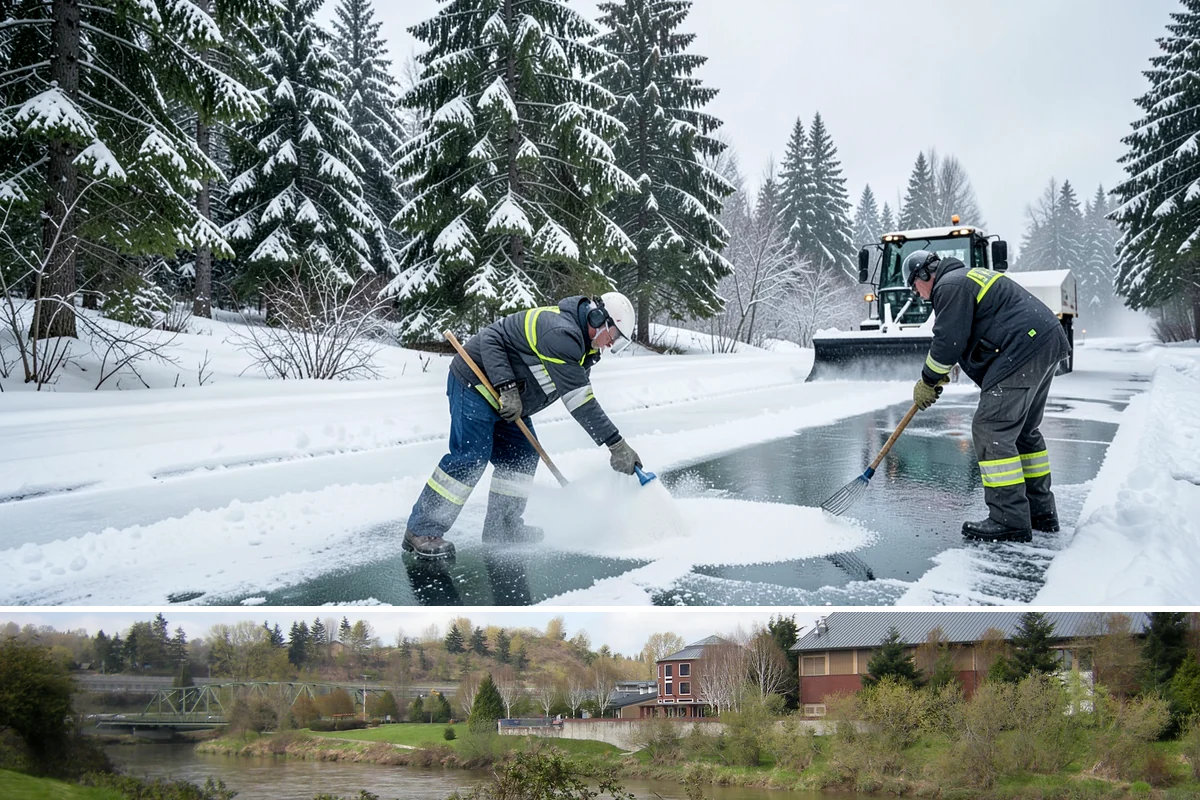 Self-Storage Facility Parking Lot Snow Removal in Tukwila, King County, WA - Self-storage lots in Western Washington need the most winter service from December through February, when infrequent visits still...