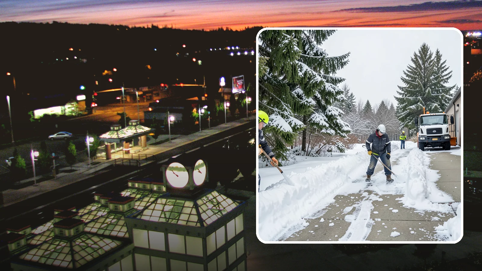 Self-Storage Facility Sidewalk Clearing in Auburn, King County, WA - Access-walk clearing for Western Washington self-storage facilities, keeping office entries, keypad approaches, and unit-row...