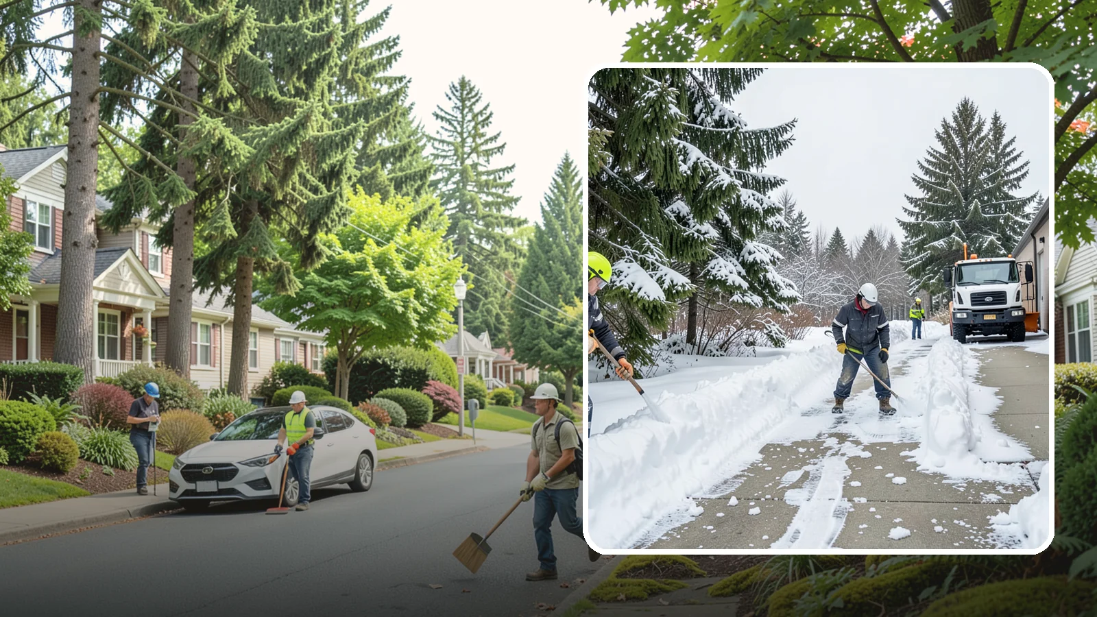 Self-Storage Facility Sidewalk Clearing in Beaux Arts Village, King County, WA - Access-walk clearing for Western Washington self-storage facilities, keeping office entries, keypad approaches, and unit-row...