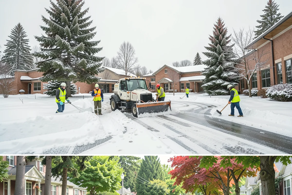 Self-Storage Facility Sidewalk Clearing in Beaux Arts Village, King County, WA - Self-storage demand holds from December through February, when shaded walks between buildings stay glazed after open areas clear.