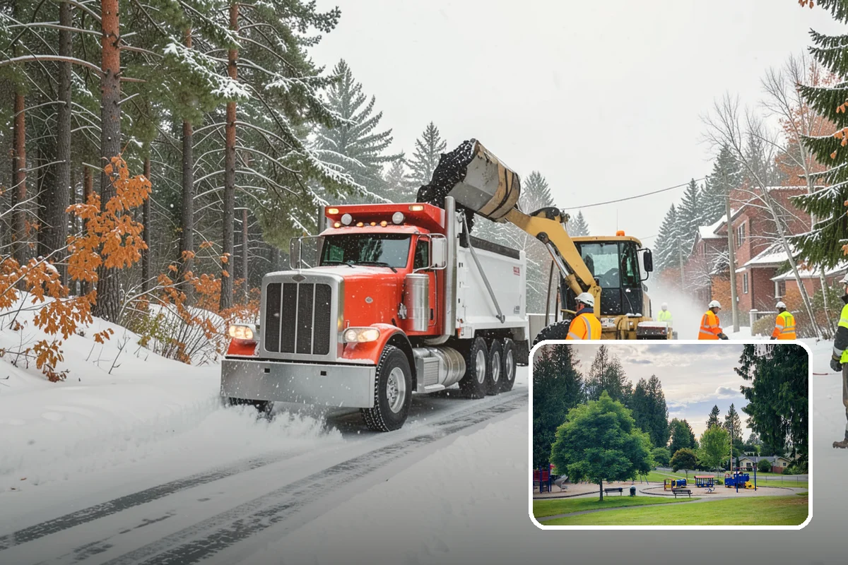 Self-Storage Facility Sidewalk Clearing in Bonney Lake, Pierce County, WA - Office, gate, and unit-row walks kept passable for customers