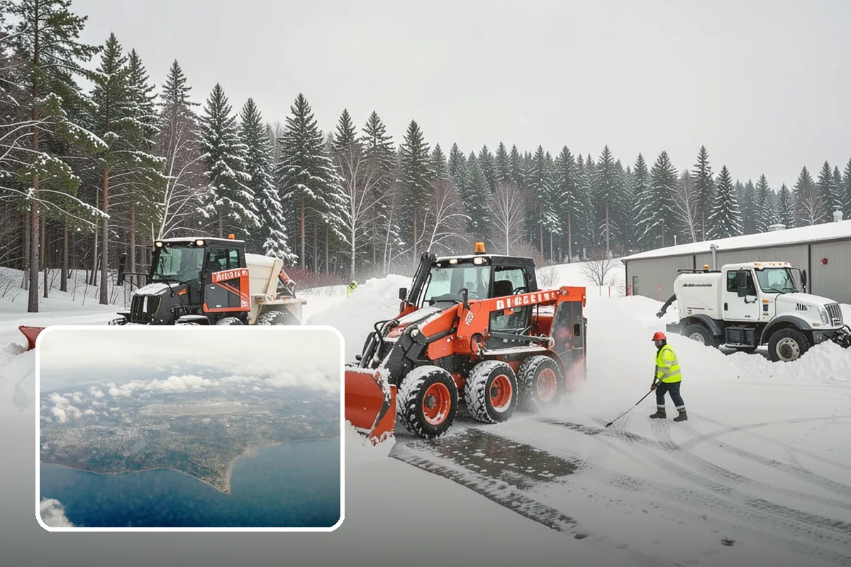 Self-Storage Facility Sidewalk Clearing in Burien, King County, WA - Office, gate, and unit-row walks kept passable for customers