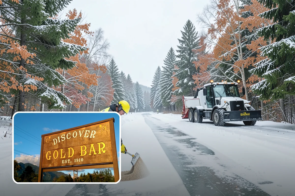 Self-Storage Facility Sidewalk Clearing in Gold Bar, Snohomish County, WA - Office, gate, and unit-row walks kept passable for customers