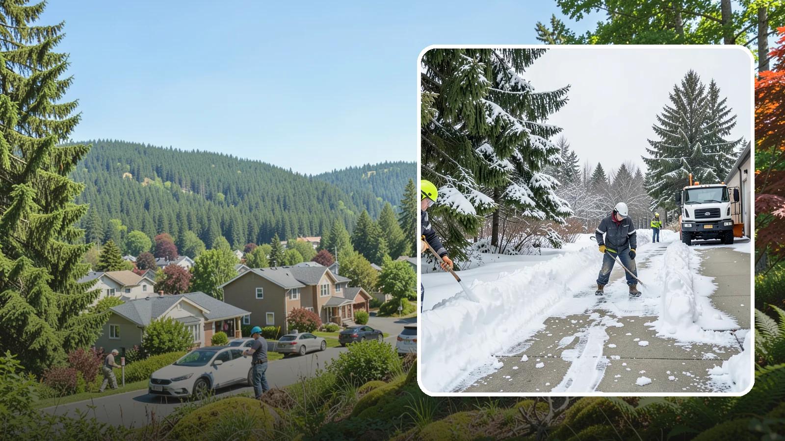 Self-Storage Facility Sidewalk Clearing in Index, Snohomish County, WA - Access-walk clearing for Western Washington self-storage facilities, keeping office entries, keypad approaches, and unit-row...