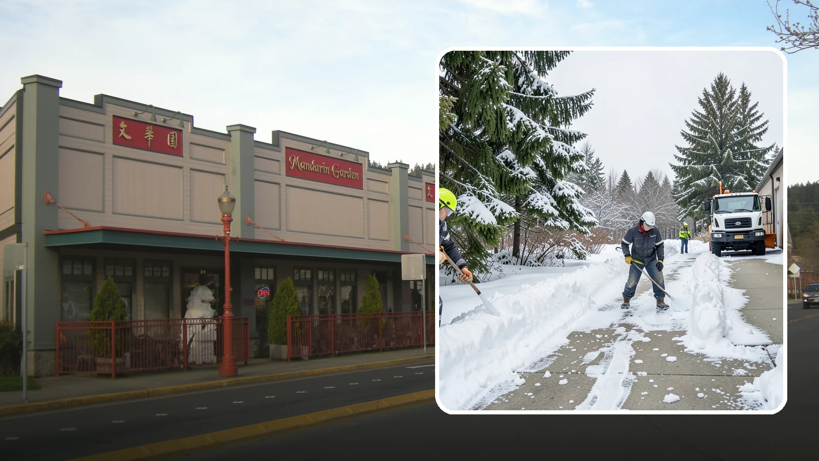 Self-Storage Facility Sidewalk Clearing in Issaquah, King County, WA - Access-walk clearing for Western Washington self-storage facilities, keeping office entries, keypad approaches, and unit-row...