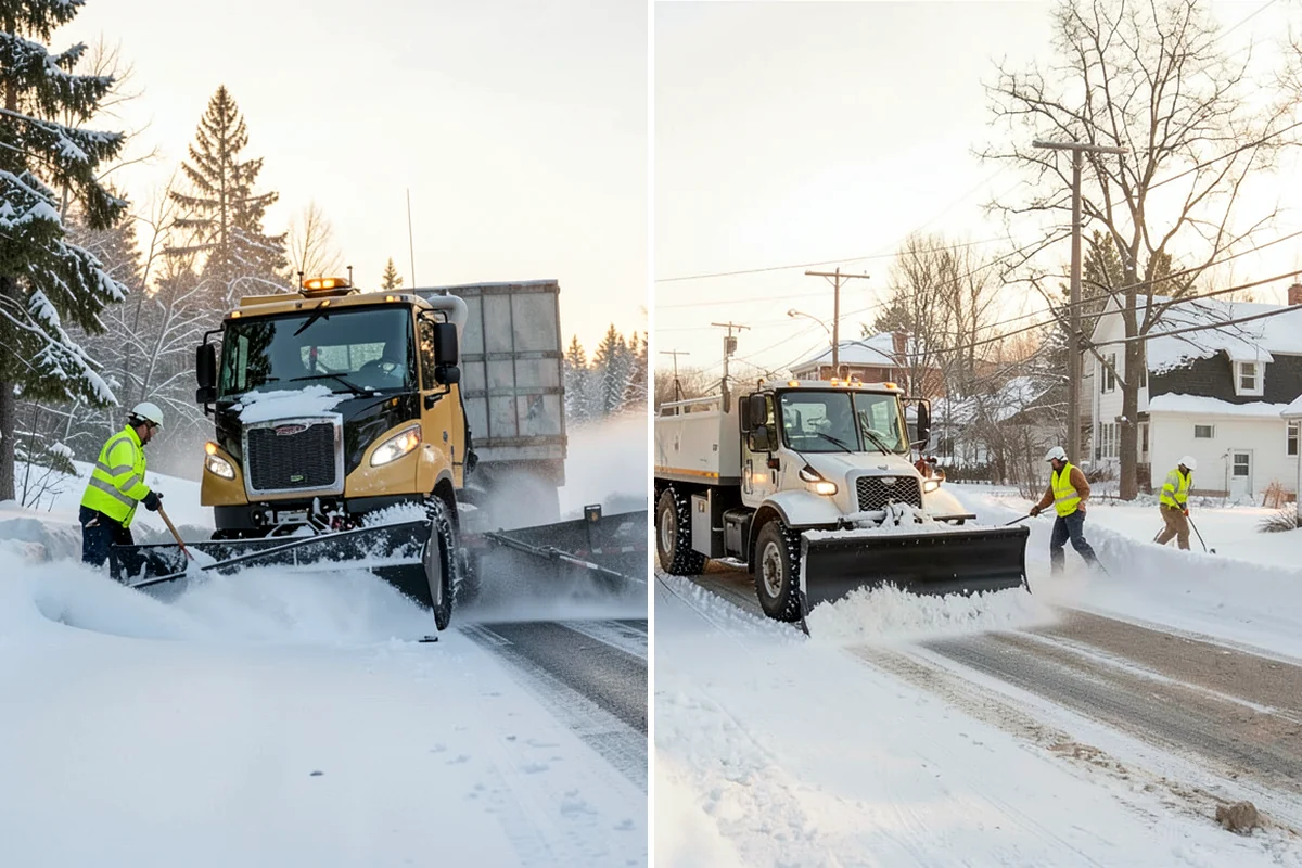 Self-Storage Facility Sidewalk Clearing in Lakewood, Pierce County, WA - Clear the office entrance and gate keypad approach first