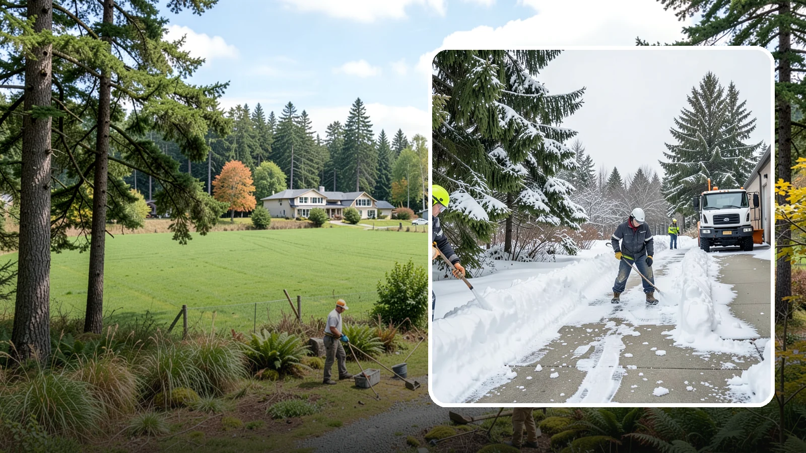 Self-Storage Facility Sidewalk Clearing in Lyman, Skagit County, WA - Access-walk clearing for Western Washington self-storage facilities, keeping office entries, keypad approaches, and unit-row...
