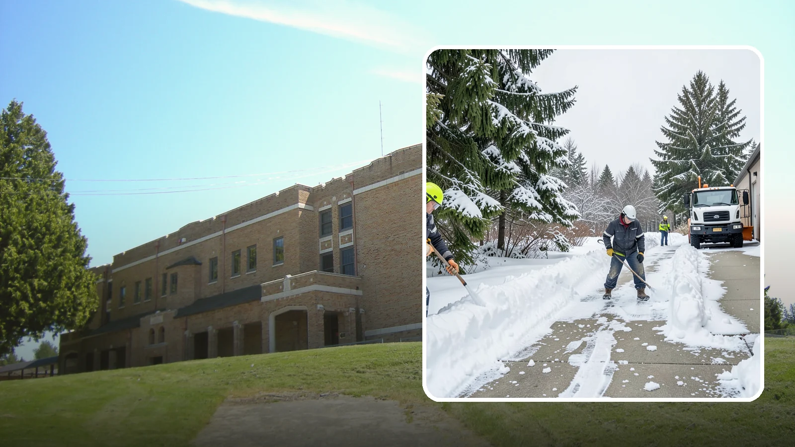 Self-Storage Facility Sidewalk Clearing in Maple Valley, King County, WA - Access-walk clearing for Western Washington self-storage facilities, keeping office entries, keypad approaches, and unit-row...