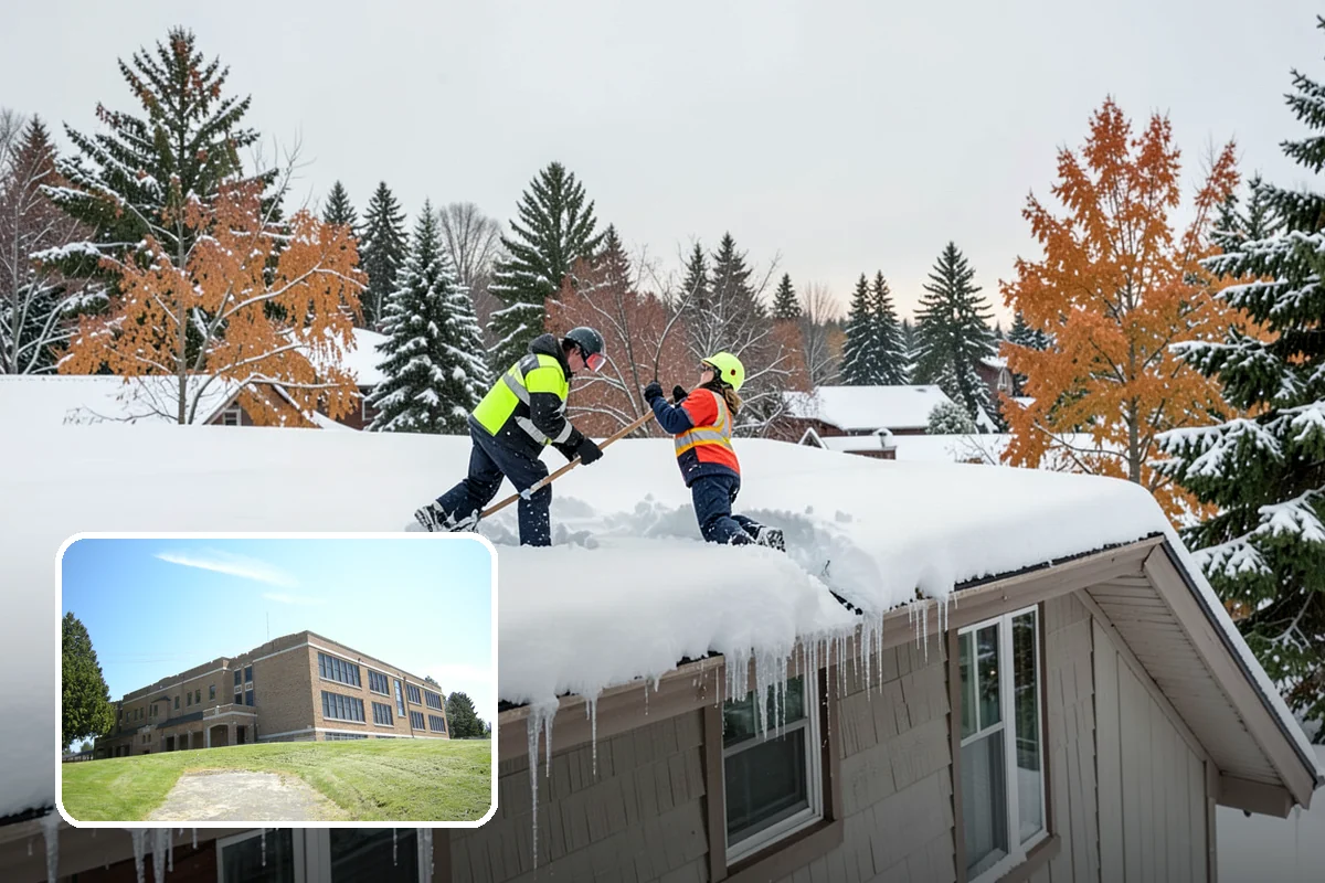 Self-Storage Facility Sidewalk Clearing in Maple Valley, King County, WA - Office, gate, and unit-row walks kept passable for customers
