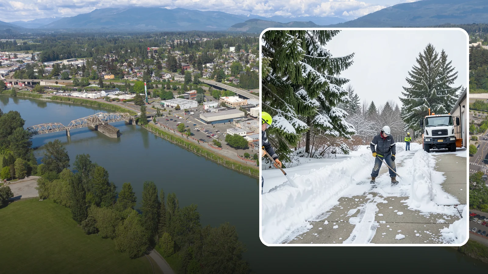 Self-Storage Facility Sidewalk Clearing in Mount Vernon, Skagit County, WA - Access-walk clearing for Western Washington self-storage facilities, keeping office entries, keypad approaches, and unit-row...