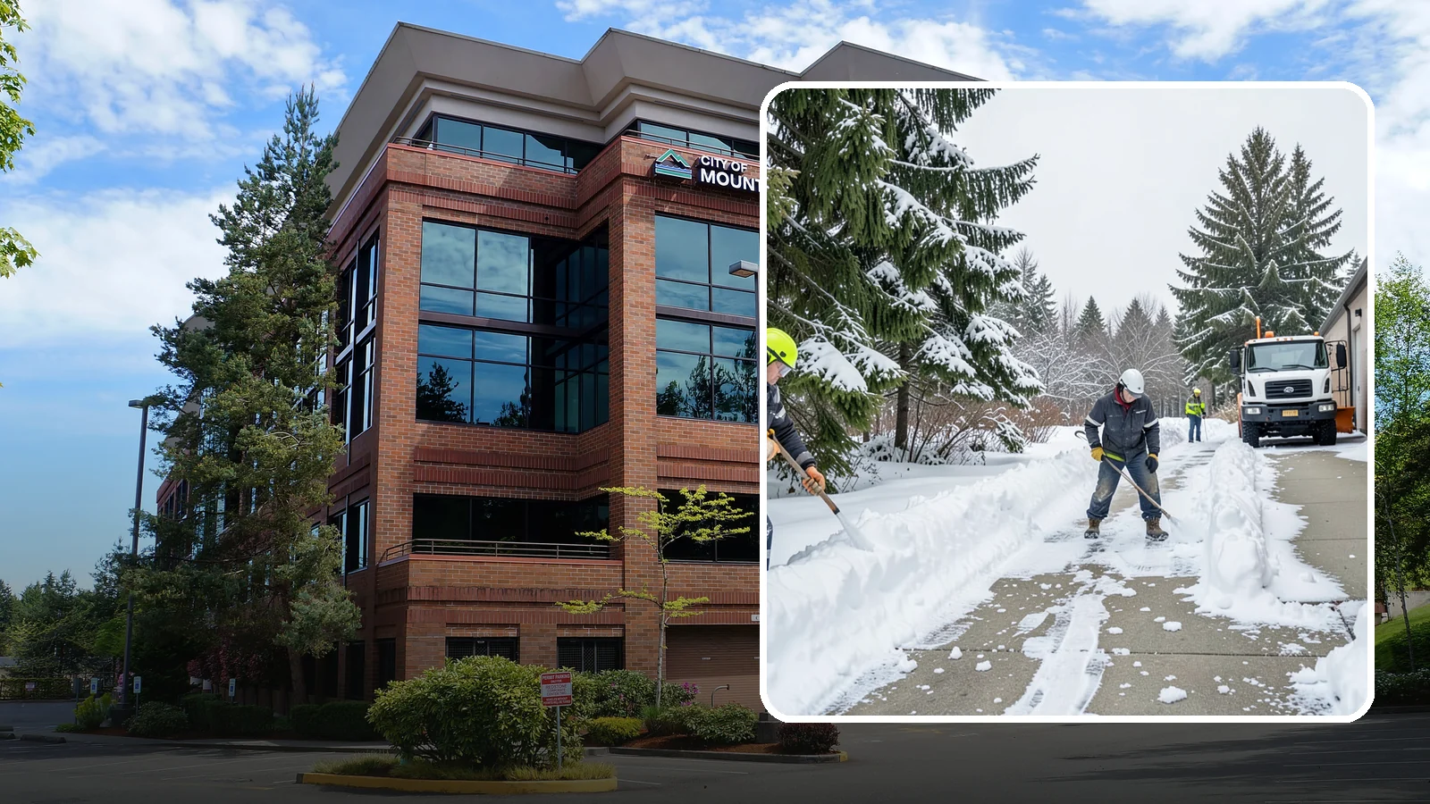 Self-Storage Facility Sidewalk Clearing in Mountlake Terrace, Snohomish County, WA - Access-walk clearing for Western Washington self-storage facilities, keeping office entries, keypad approaches, and unit-row...