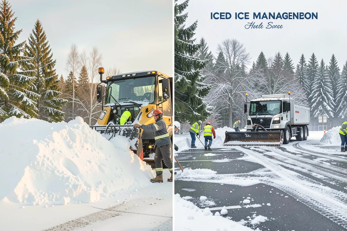 Self-Storage Facility Sidewalk Clearing in Mountlake Terrace, Snohomish County, WA - Clear the office entrance and gate keypad approach first