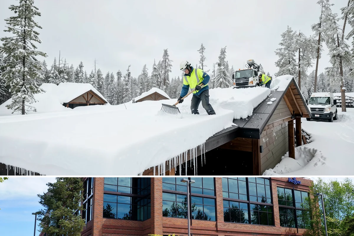 Self-Storage Facility Sidewalk Clearing in Mountlake Terrace, Snohomish County, WA - Self-storage demand holds from December through February, when shaded walks between buildings stay glazed after open areas clear.