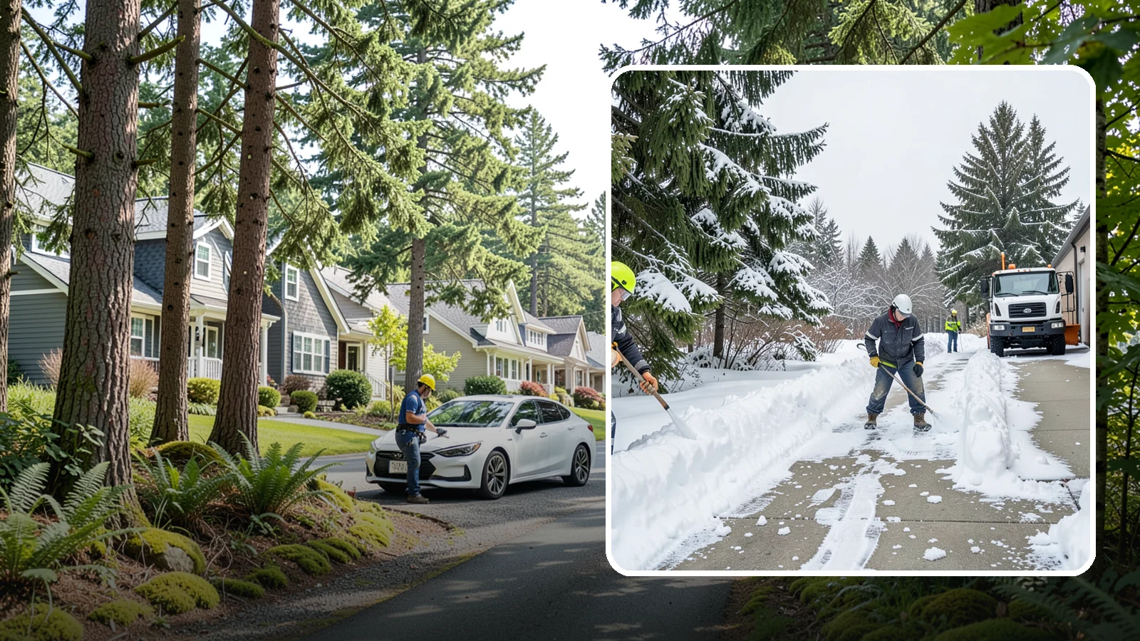 Self-Storage Facility Sidewalk Clearing in Normandy Park, King County, WA - Access-walk clearing for Western Washington self-storage facilities, keeping office entries, keypad approaches, and unit-row...