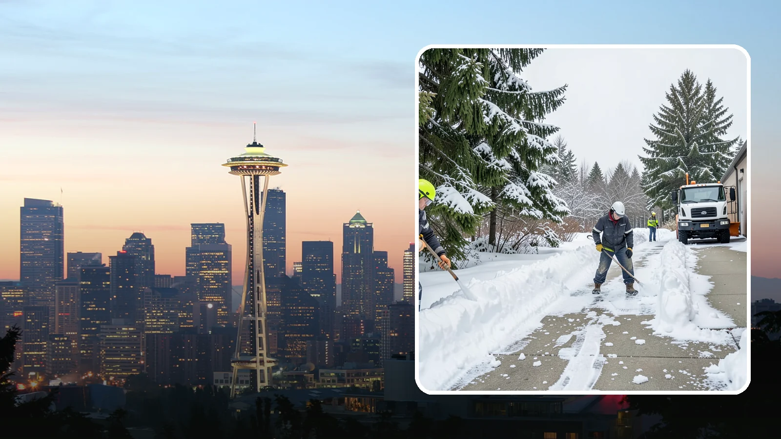 Self-Storage Facility Sidewalk Clearing in Seattle, King County, WA - Access-walk clearing for Western Washington self-storage facilities, keeping office entries, keypad approaches, and unit-row...