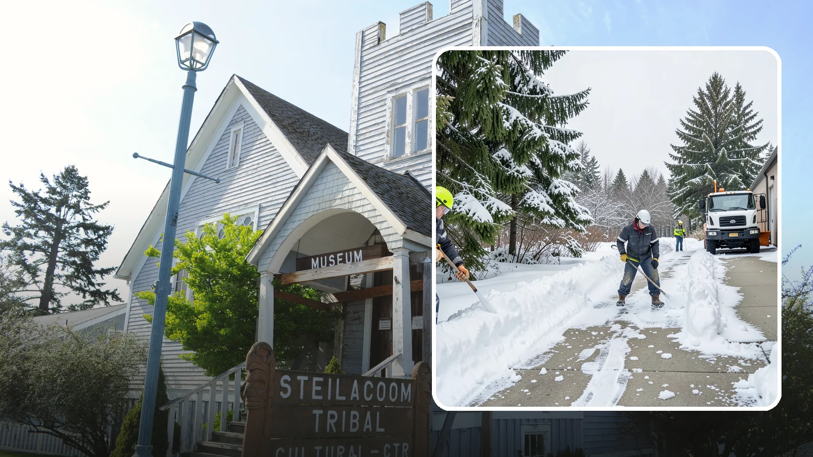 Self-Storage Facility Sidewalk Clearing in Steilacoom, Pierce County, WA - Access-walk clearing for Western Washington self-storage facilities, keeping office entries, keypad approaches, and unit-row...