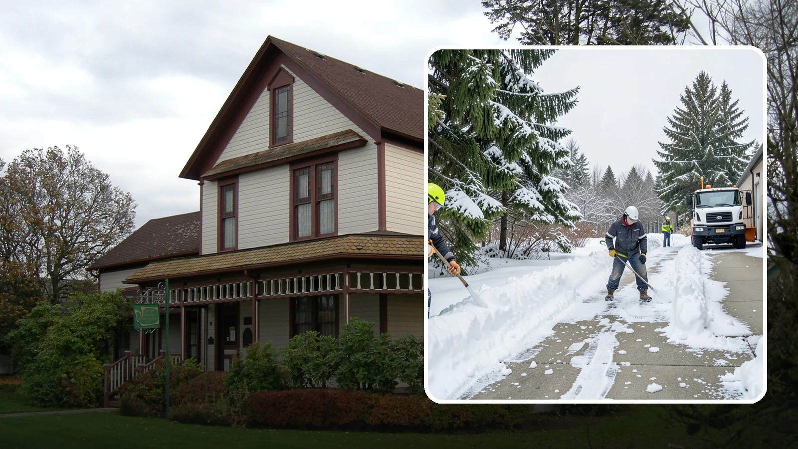 Self-Storage Facility Sidewalk Clearing in Sumner, Pierce County, WA - Access-walk clearing for Western Washington self-storage facilities, keeping office entries, keypad approaches, and unit-row...