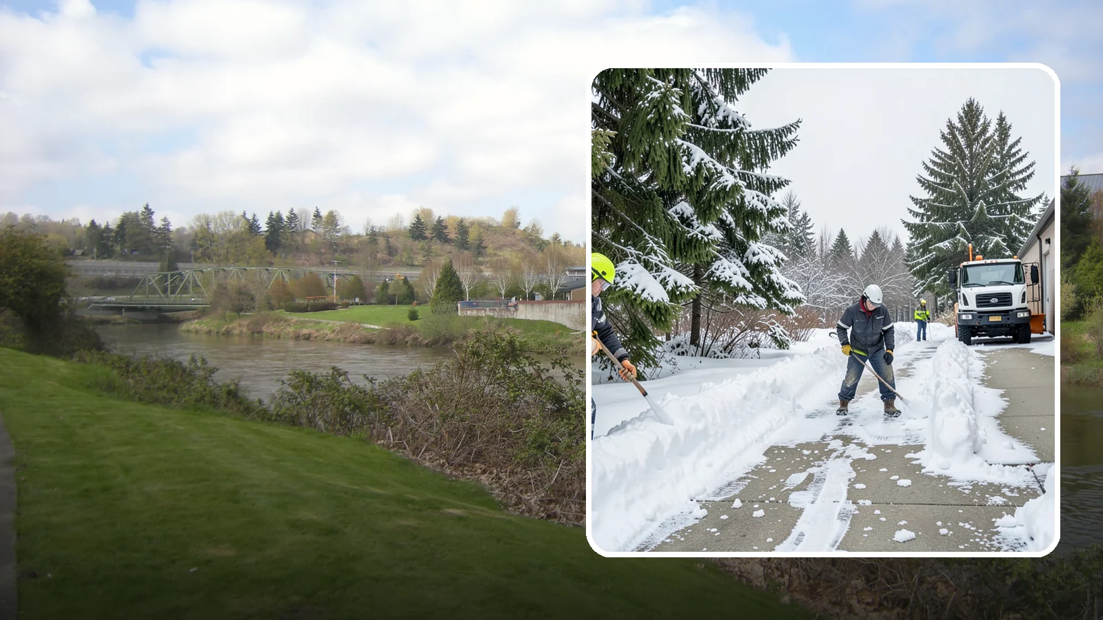 Self-Storage Facility Sidewalk Clearing in Tukwila, King County, WA - Access-walk clearing for Western Washington self-storage facilities, keeping office entries, keypad approaches, and unit-row...