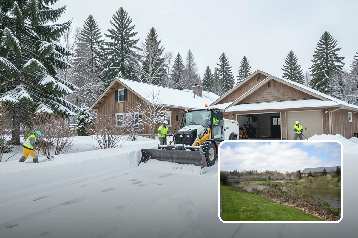 Self-Storage Facility Sidewalk Clearing in Tukwila, King County, WA - Office, gate, and unit-row walks kept passable for customers