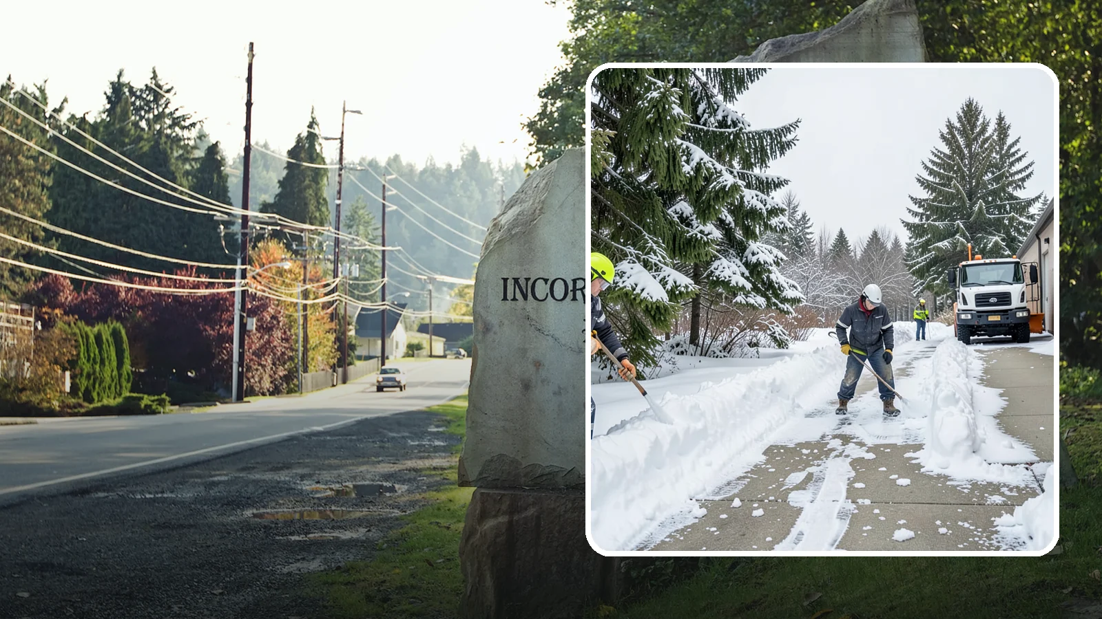 Self-Storage Facility Sidewalk Clearing in Wilkeson, Pierce County, WA - Access-walk clearing for Western Washington self-storage facilities, keeping office entries, keypad approaches, and unit-row...