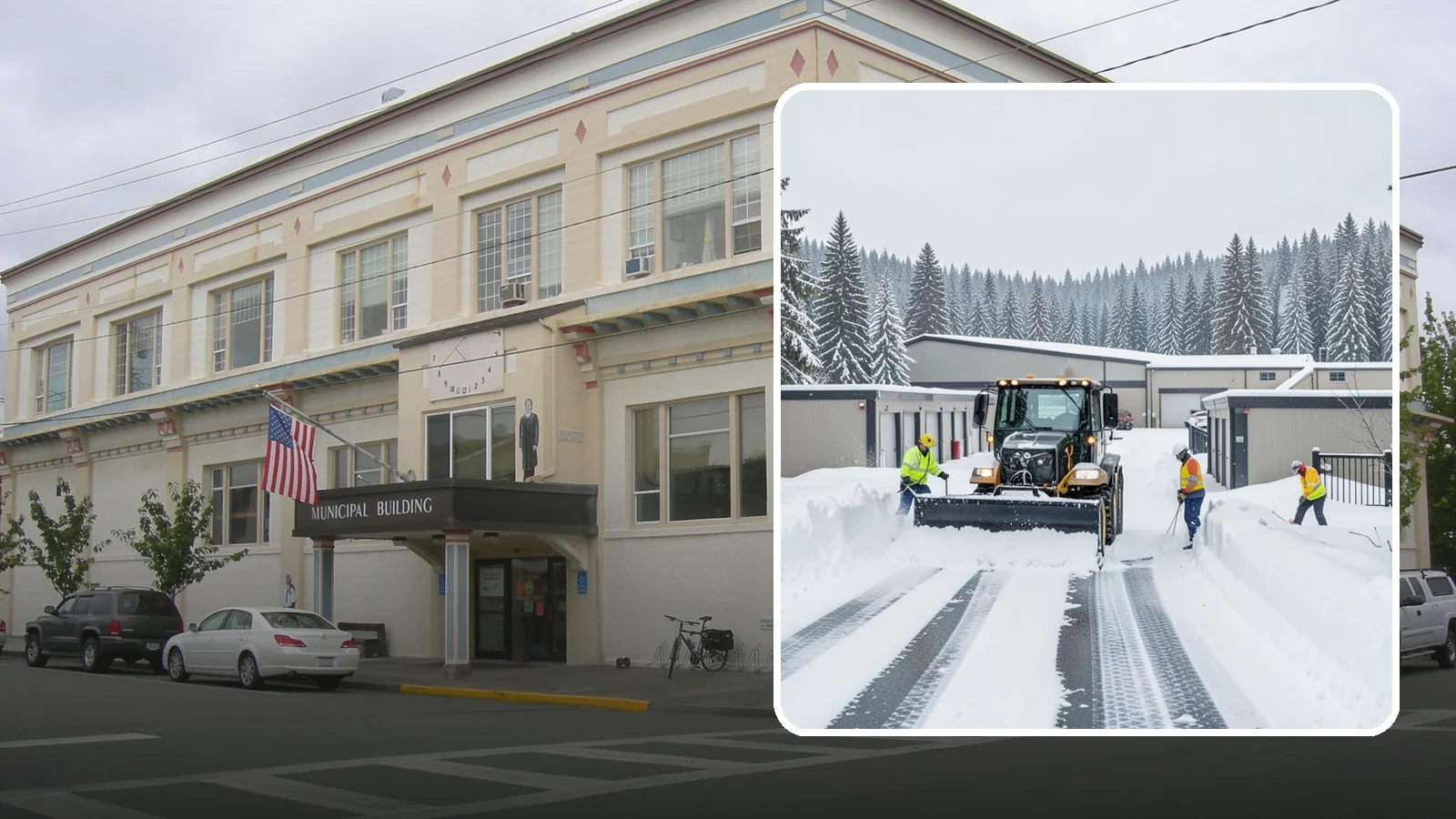 Self-Storage Facility Snow Plowing in Anacortes, Skagit County, WA - We plow self-storage drive aisles and gate approaches so customers reach their units and access stays open through a storm.