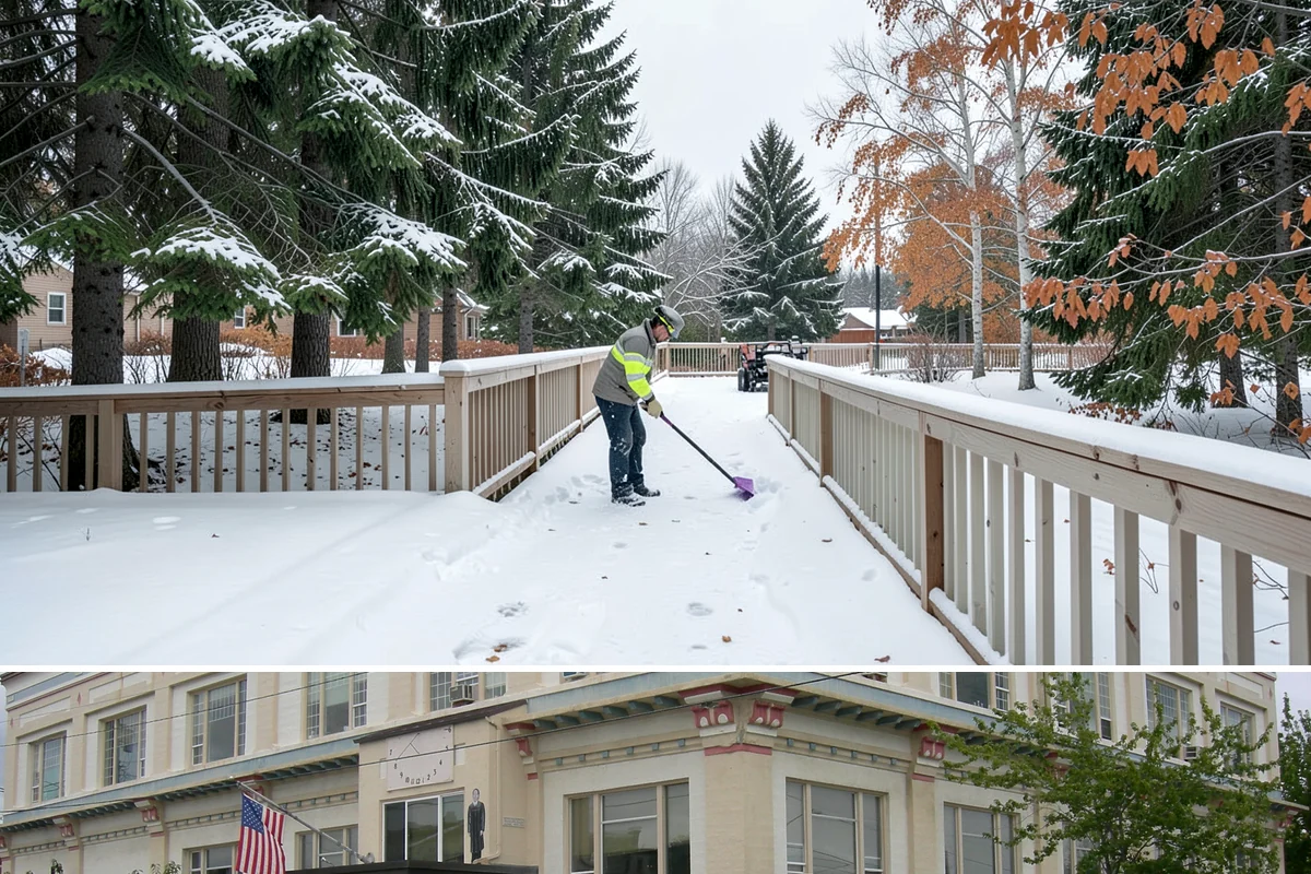 Self-Storage Facility Snow Plowing in Anacortes, Skagit County, WA - Set up service before winter so tenants keep 24-hour access to their units.