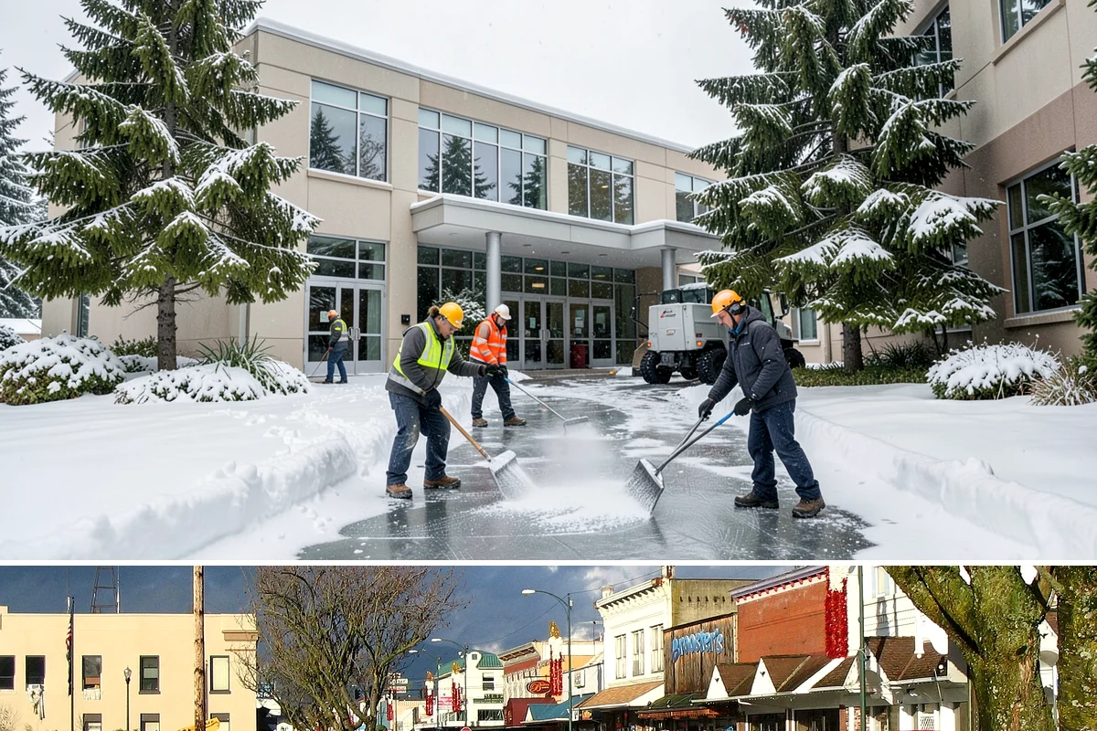 Self-Storage Facility Snow Plowing in Arlington, Snohomish County, WA - Set up service before winter so tenants keep 24-hour access to their units.