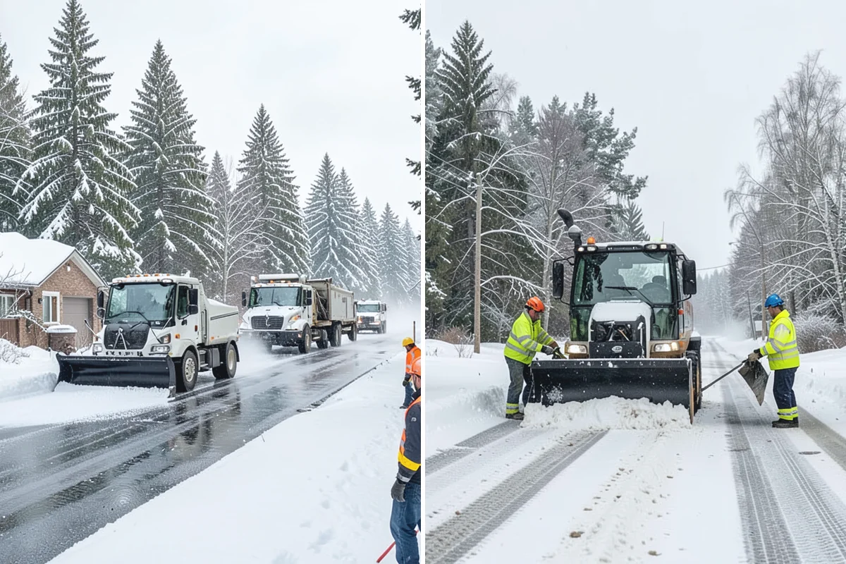 Self-Storage Facility Snow Plowing in Auburn, King County, WA - Map the drive aisles, gates, and office parking with facility staff
