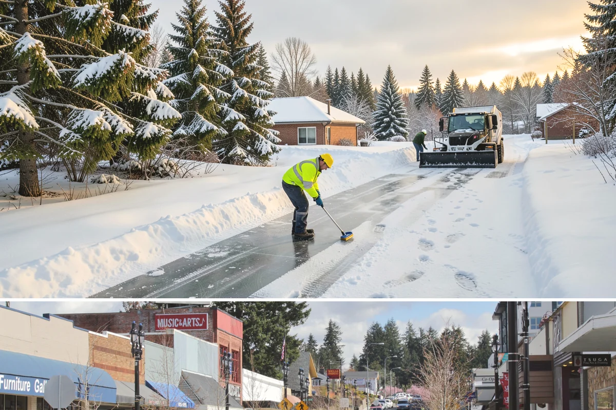 Self-Storage Facility Snow Plowing in Bothell, King County, WA - Set up service before winter so tenants keep 24-hour access to their units.