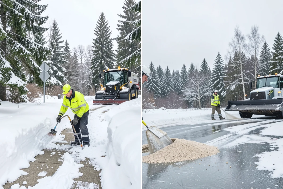 Self-Storage Facility Snow Plowing in Buckley, Pierce County, WA - Map the drive aisles, gates, and office parking with facility staff