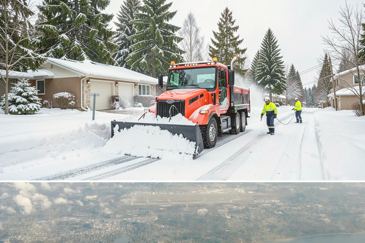 Self-Storage Facility Snow Plowing in Burien, King County, WA - Set up service before winter so tenants keep 24-hour access to their units.