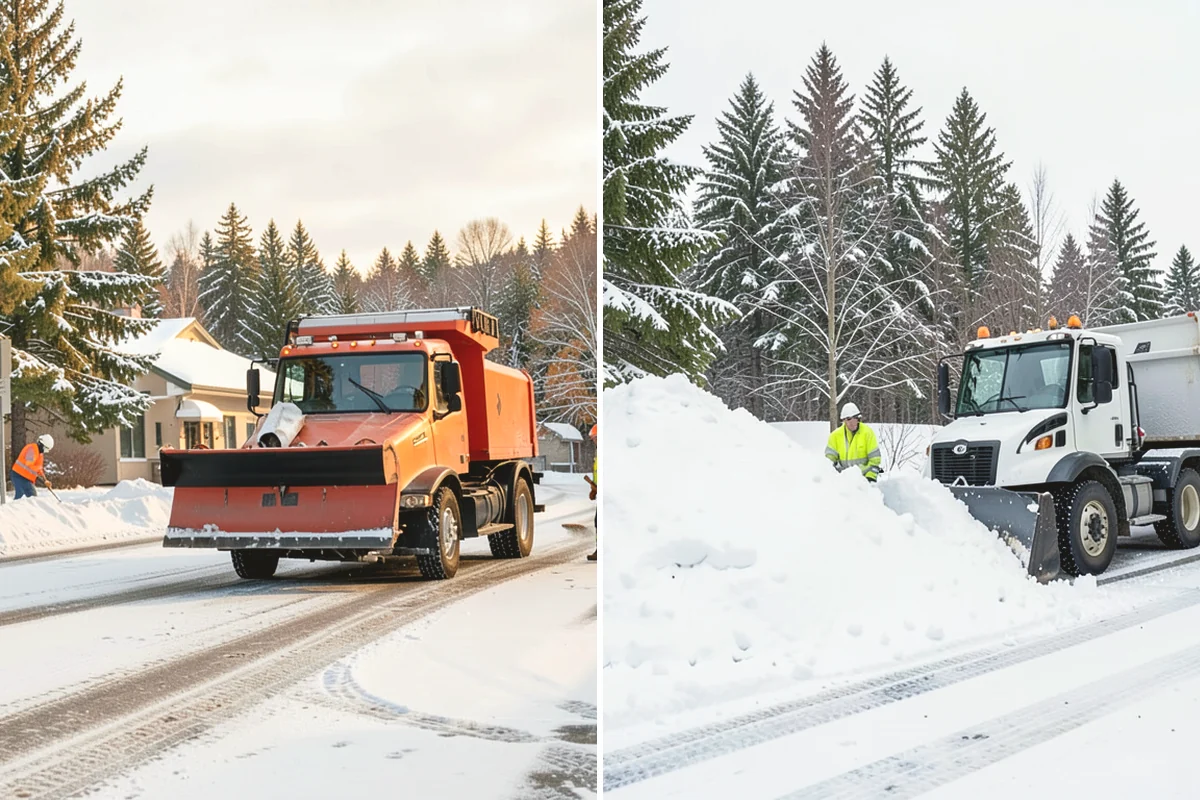 Self-Storage Facility Snow Plowing in Burlington, Skagit County, WA - Map the drive aisles, gates, and office parking with facility staff