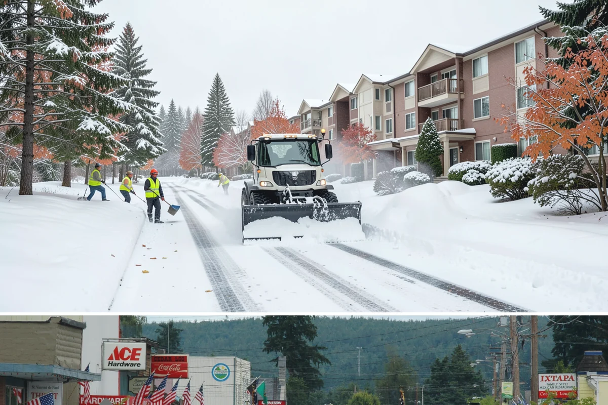 Self-Storage Facility Snow Plowing in Carnation, King County, WA - Set up service before winter so tenants keep 24-hour access to their units.