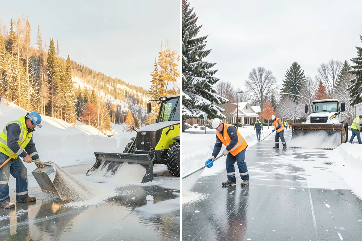 Self-Storage Facility Snow Plowing in Duvall, King County, WA - Map the drive aisles, gates, and office parking with facility staff