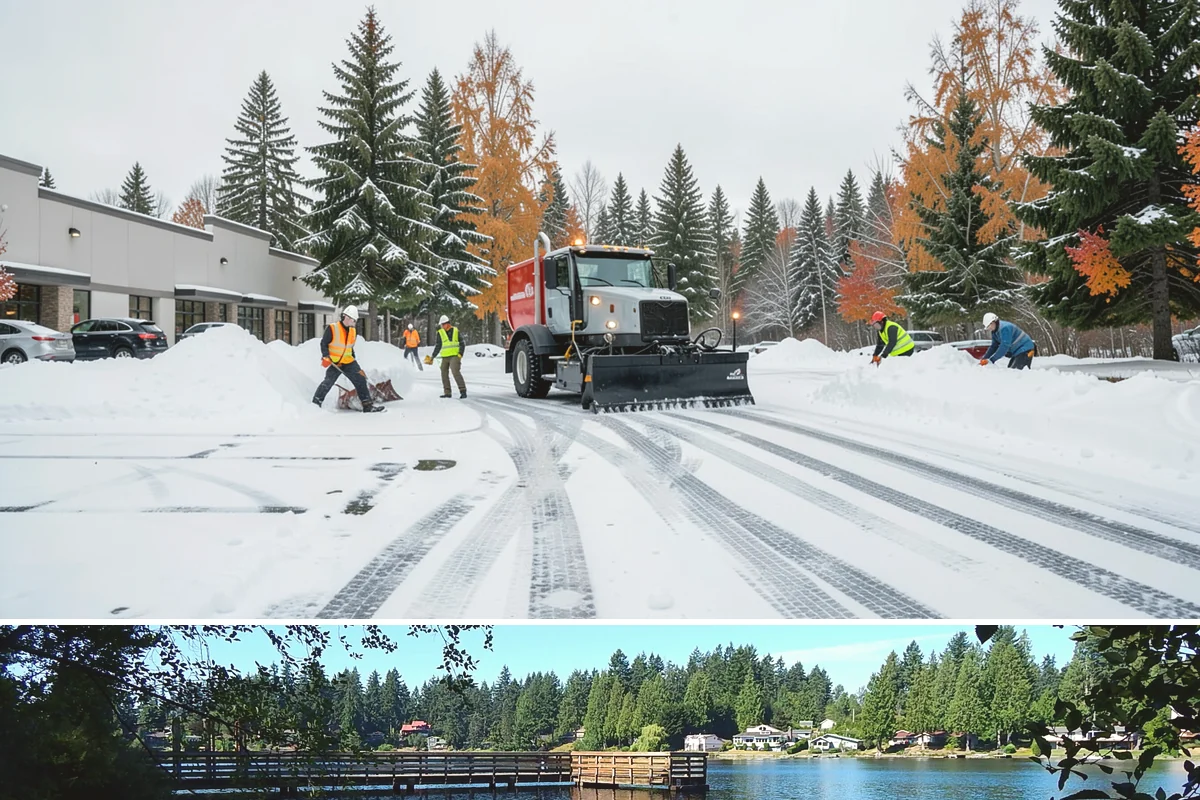 Self-Storage Facility Snow Plowing in Federal Way, King County, WA - Set up service before winter so tenants keep 24-hour access to their units.