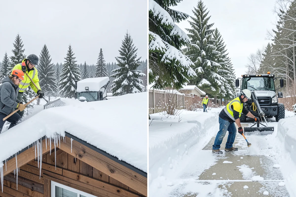 Self-Storage Facility Snow Plowing in Granite Falls, Snohomish County, WA - Map the drive aisles, gates, and office parking with facility staff
