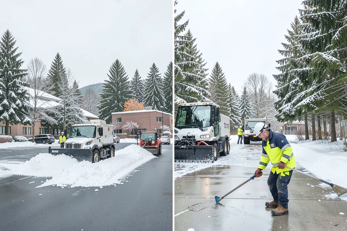 Self-Storage Facility Snow Plowing in Hamilton, Skagit County, WA - Map the drive aisles, gates, and office parking with facility staff