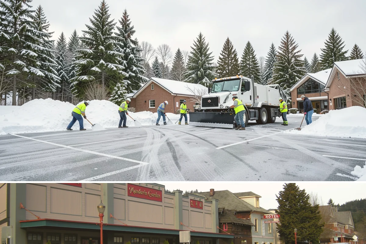 Self-Storage Facility Snow Plowing in Issaquah, King County, WA - Set up service before winter so tenants keep 24-hour access to their units.