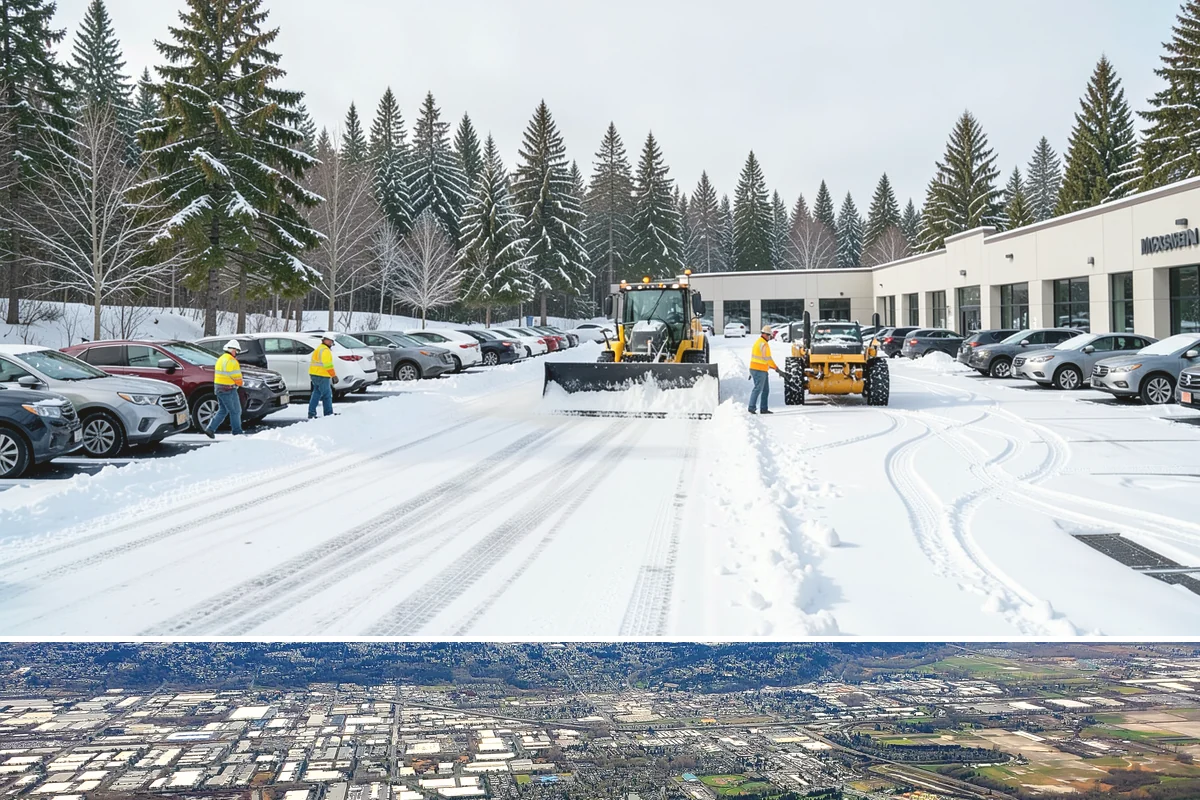 Self-Storage Facility Snow Plowing in Kent, King County, WA - Set up service before winter so tenants keep 24-hour access to their units.