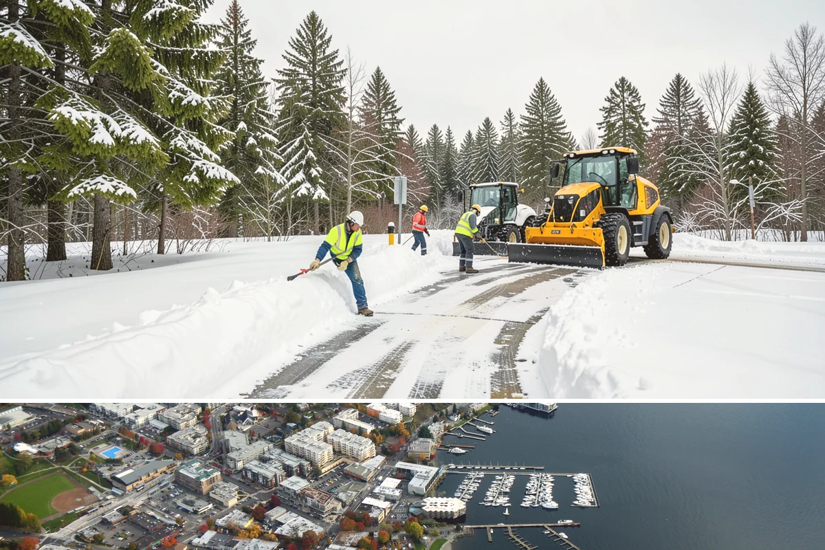Self-Storage Facility Snow Plowing in Kirkland, King County, WA - Set up service before winter so tenants keep 24-hour access to their units.