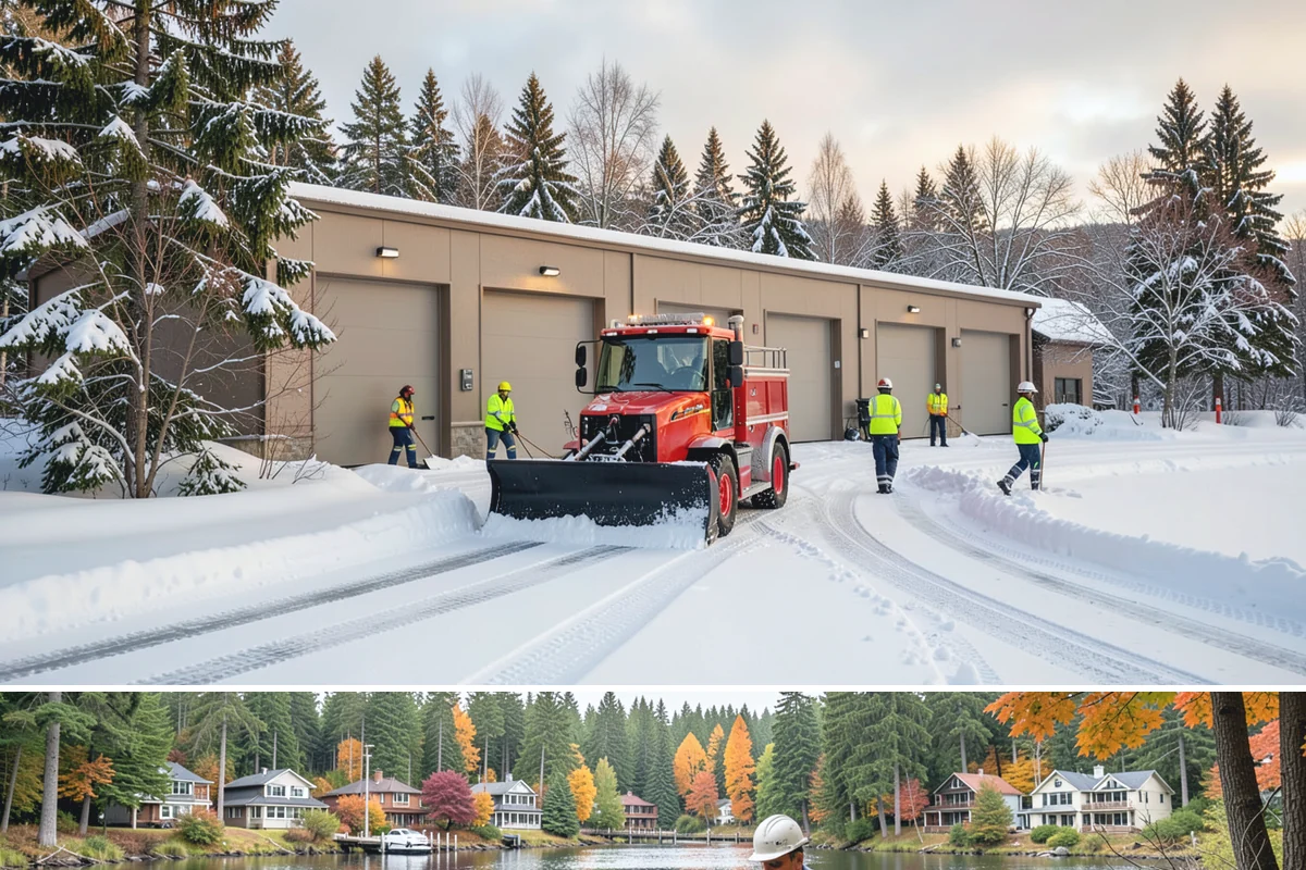 Self-Storage Facility Snow Plowing in La Conner, Skagit County, WA - Set up service before winter so tenants keep 24-hour access to their units.