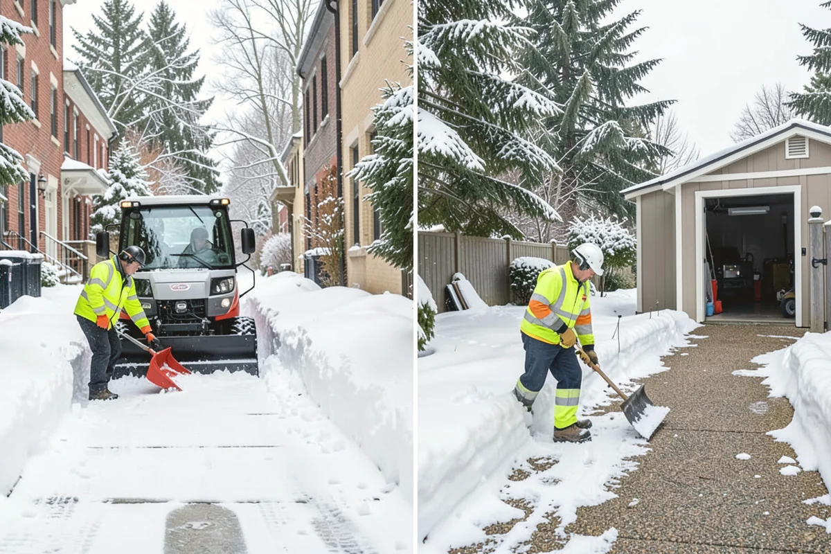 Self-Storage Facility Snow Plowing in Lake Stevens, Snohomish County, WA - Map the drive aisles, gates, and office parking with facility staff