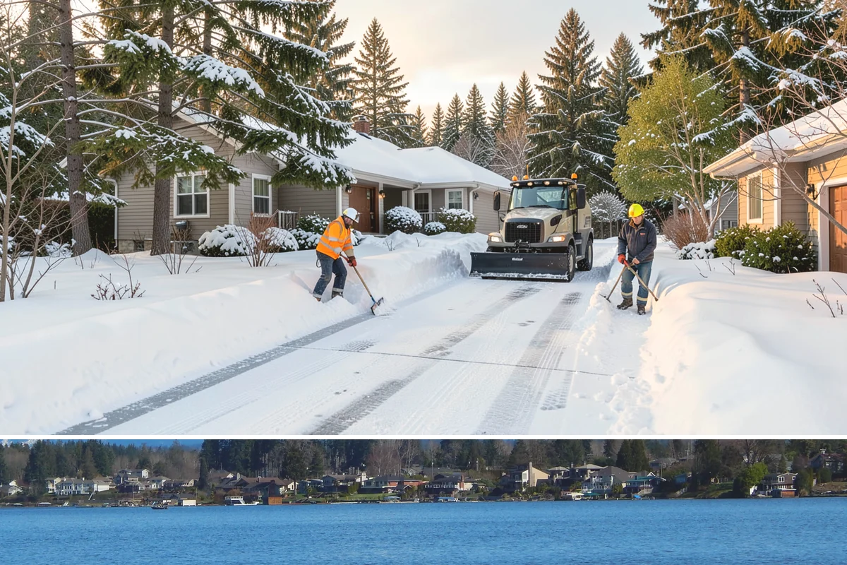 Self-Storage Facility Snow Plowing in Lake Stevens, Snohomish County, WA - Set up service before winter so tenants keep 24-hour access to their units.