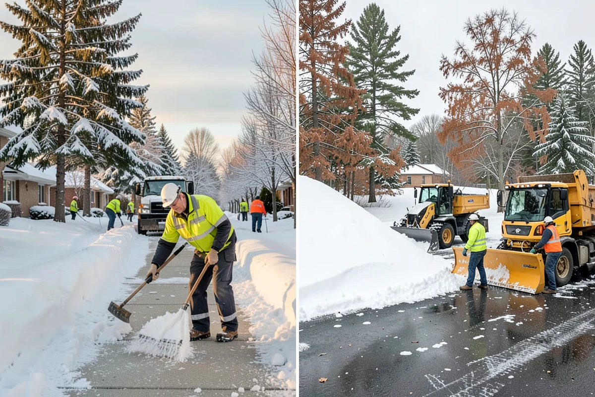 Self-Storage Facility Snow Plowing in Lakewood, Pierce County, WA - Map the drive aisles, gates, and office parking with facility staff