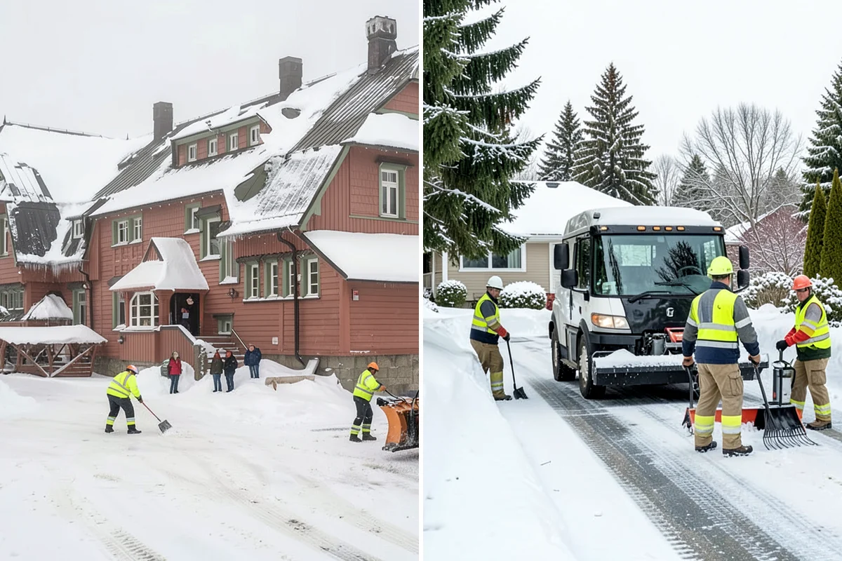 Self-Storage Facility Snow Plowing in Lyman, Skagit County, WA - Map the drive aisles, gates, and office parking with facility staff