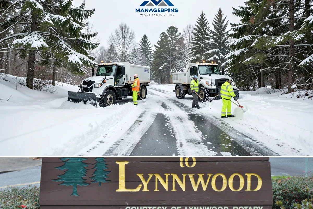 Self-Storage Facility Snow Plowing in Lynnwood, Snohomish County, WA - Set up service before winter so tenants keep 24-hour access to their units.